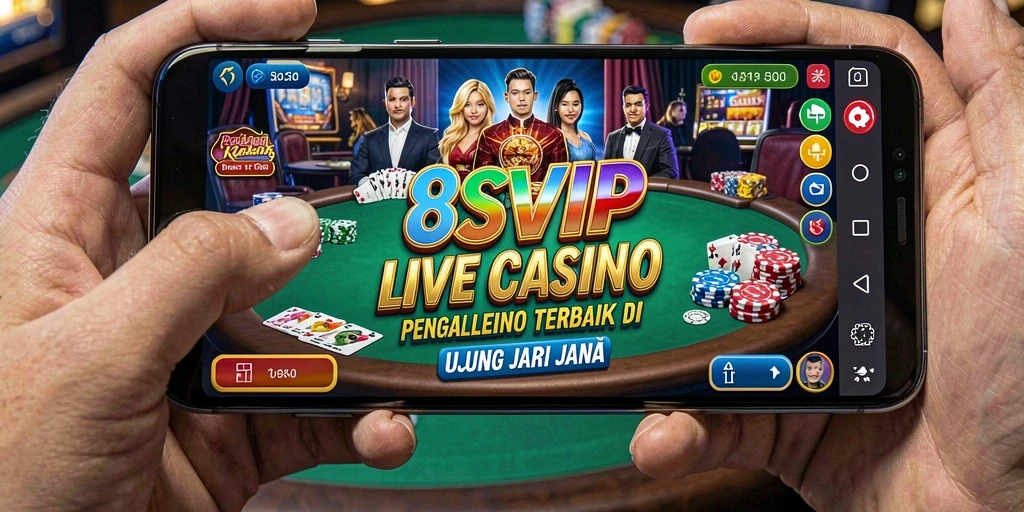 Tampilan gameplay Live Casino yang menegangkan dan realistis.