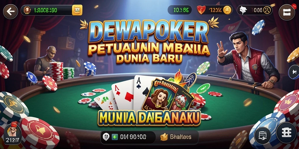 Tampilan gameplay <strong>DEWAPOKER</strong> menampilkan petualangan seru di dunia terbuka.