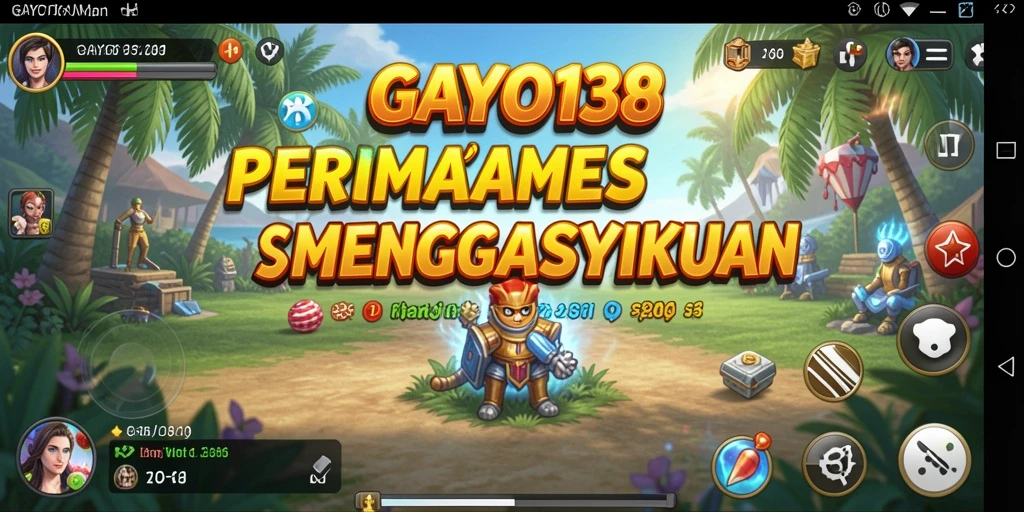 Screenshot gameplay GAYO138 menunjukkan aksi seru dan grafis yang memukau.