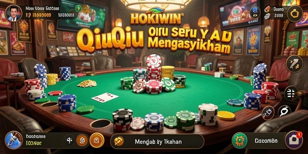 Gameplay QiuQiu yang seru dan menantang di HOKIWIN.