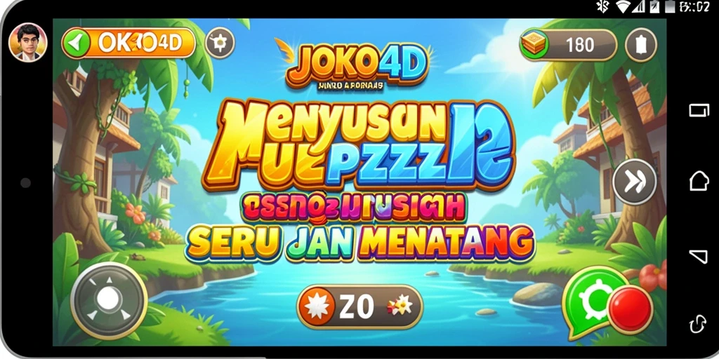Tampilan gameplay JOKO4D dengan berbagai puzzle yang menarik.