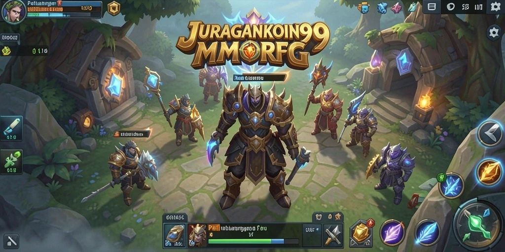 Tangkapan layar gameplay MMORPG JURAGANKOIN99 yang menarik dan mendebarkan.