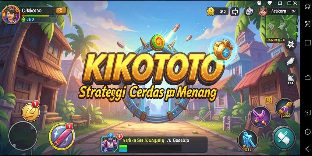 Screenshot KIKOTOTO menunjukkan momen intens dalam strategi bermain.