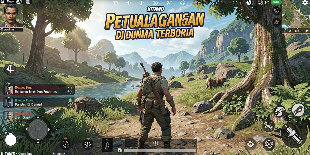Gameplay seru di dunia terbuka KITAWD dengan eksplorasi yang luar biasa.