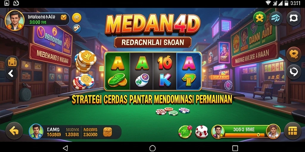 Screenshot MEDAN4D menampilkan aksi pertarungan strategi yang intens.