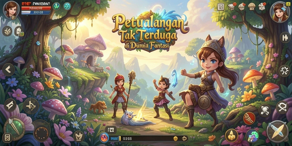 Gameplay menyenangkan dan petualangan penuh tantangan di NEWIDN.