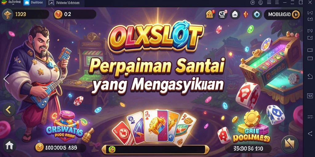 Gambaran gameplay <strong>OLXSLOT</strong> yang penuh warna dan menghibur.