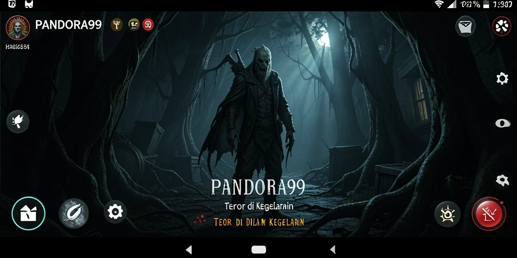 Gameplay seram di PANDORA99 yang menegangkan dan penuh misteri.