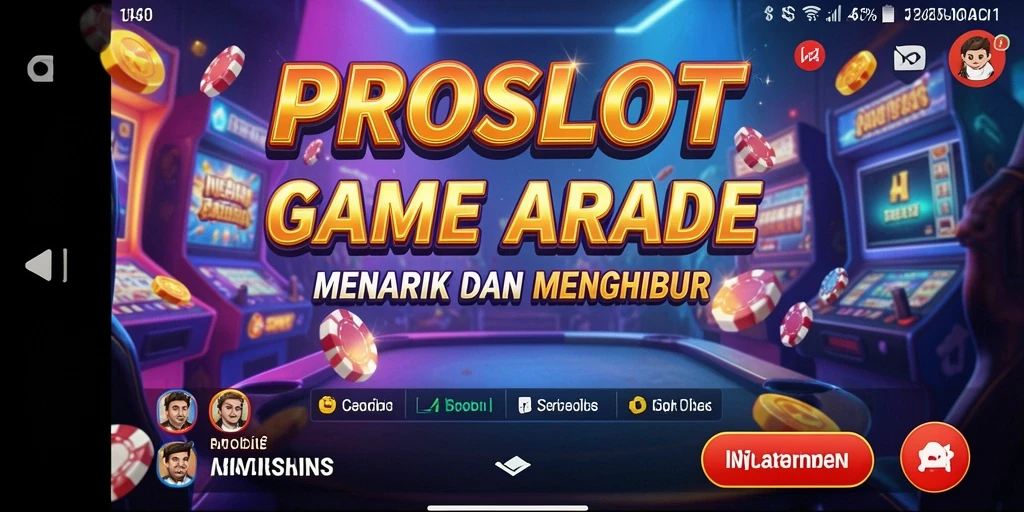 Tampilan gameplay PROSLOT yang seru dan penuh warna.