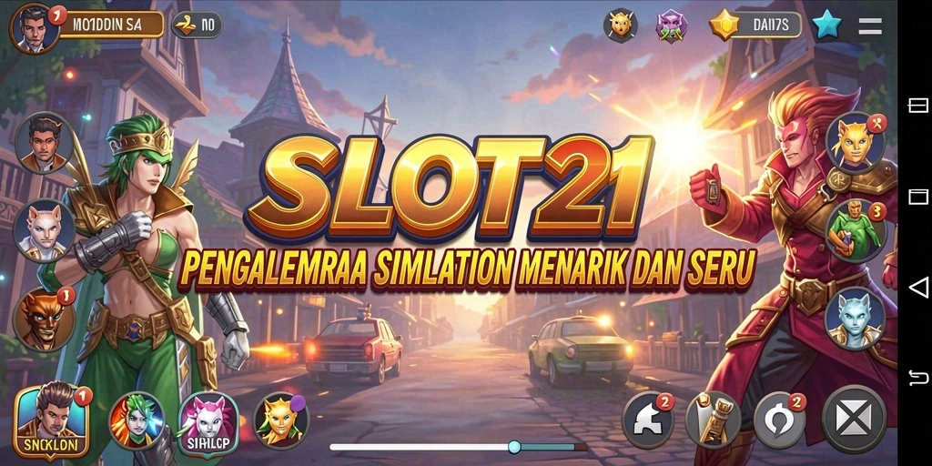 Pengalaman gameplay menarik dalam SLOT21 dengan visual menawan.