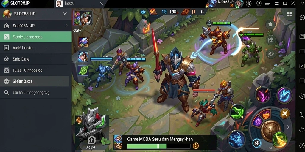 Gambaran tampilan permainan <strong>SLOT88JP</strong> yang seru dan dinamis.