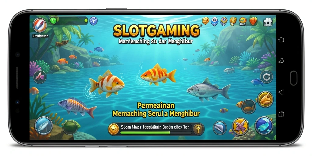 Tampilan gameplay SLOTGAMING yang seru dan menantang di dunia memancing.