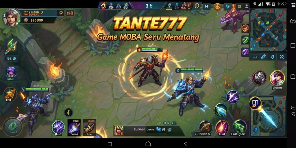 Tampilan gameplay menarik TANTE777 dalam aksi.