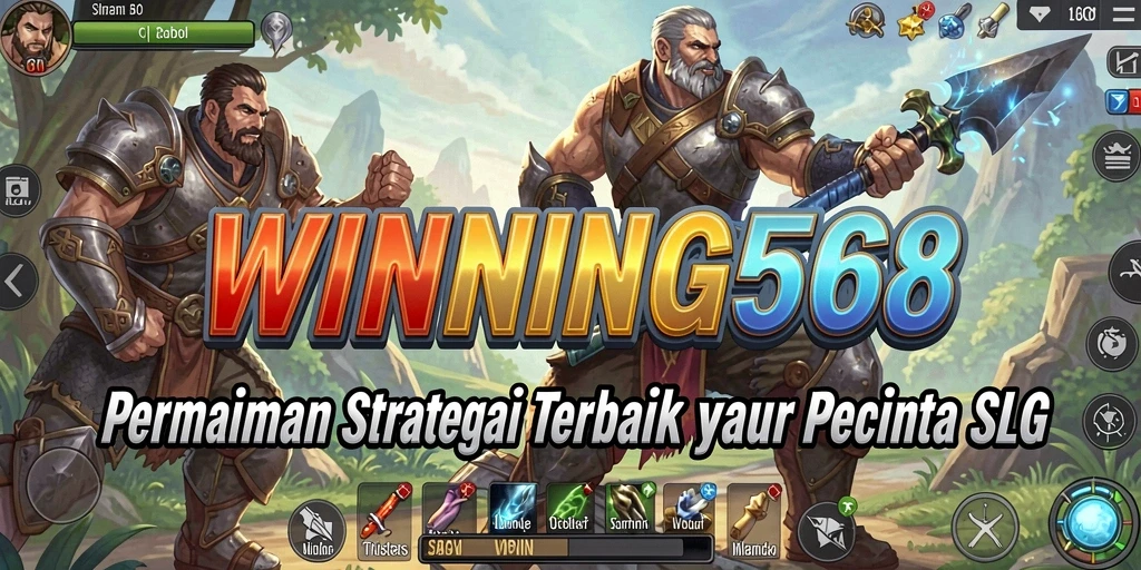 Tampilan gameplay SLG yang menakjubkan dan penuh strategi.