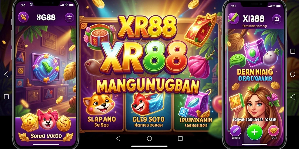 Tampilan gameplay XR88 yang seru dan penuh warna di layar.