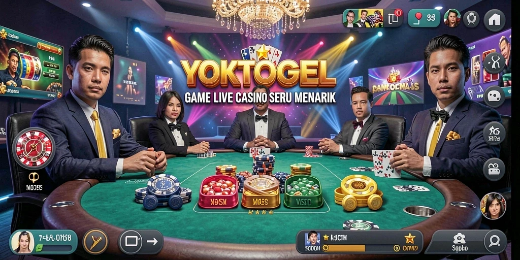 Tampilan gameplay langsung YOKTOGEL yang menarik dan interaktif.